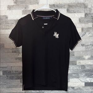Psycho Bunny Men's Black Polo Shirt